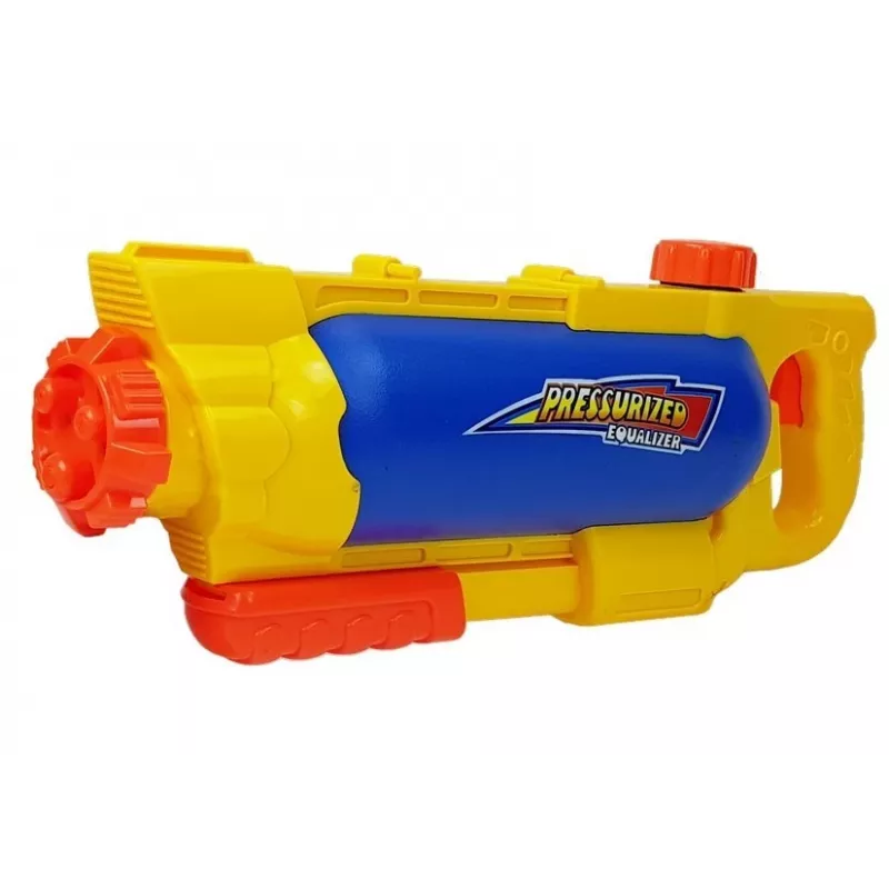 LEAN TOYS waterpistool 1450 ml geel-blauw