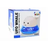 LEAN TOYS Walvis waterstraal met standaard wit badspeelgoed
