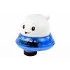 LEAN TOYS Walvis waterstraal met standaard wit badspeelgoed