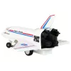 LEAN TOYS witte op afstandsbediening bestuurbare F-16 straaljager (2,4 GHz, RTF)