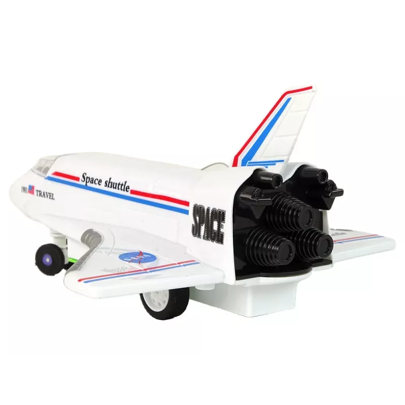 LEAN TOYS witte op afstandsbediening bestuurbare F-16 straaljager (2,4 GHz, RTF)
