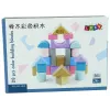 LEAN TOYS Houten blokken pastelkleuren 28 delen kasteel