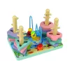 LEAN TOYS Houten blokken sorteerder Sea World educatieve kralen