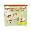 LEAN TOYS Houten koffiezetapparaat accessoires keuken kinderen