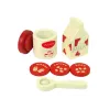 LEAN TOYS Houten koffiezetapparaat accessoires keuken kinderen