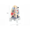 LEAN TOYS houten hamer leerparels tandwielen