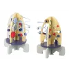LEAN TOYS houten hamer leerparels tandwielen