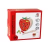 LEAN TOYS houten aardbei vang de worm magnetisch spel