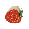 LEAN TOYS houten aardbei vang de worm magnetisch spel