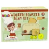 LEAN TOYS Houten toaster accessoires ontbijtkeuken kinderen