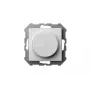 LED-dimmer schakelaar ISR-005-01_E/B, 100W, wit, draaiknop, faseafsnijding