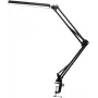 Avide LED-bureaulamp met klem 12W zwart