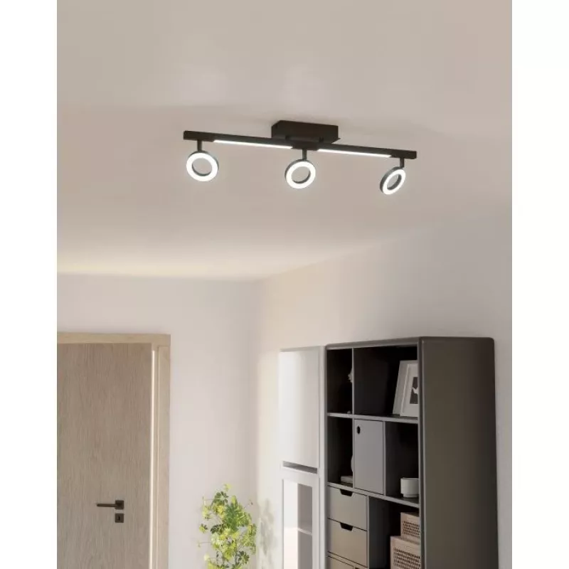 EGLO Cardillio 2 900515 LED-plafondlamp, zwart