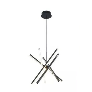 Sibiu LED-hanglamp, 48W, 4000K, zwart