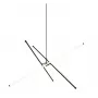 Tanger Hanglamp LED, 90 cm, zwart