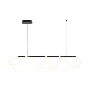 Tigris Long Pendellamp LED, 4000K, Zwart