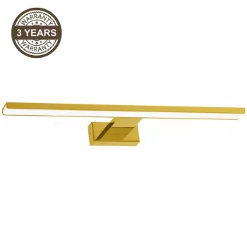 MIK ML6338 LED-wandlamp, 80 cm, 15 W, IP44, goud