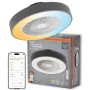LEDVANCE SMART WIFI plafondventilator CYL REM 76W D550T - slimme plafondventilator met geïntegreerd LED-licht, Tunable White, afstandsbediening en app-bediening