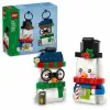 LEGO 40812 seizoensgebonden sneeuwpoppen kerstdecoratie bouwset (153 onderdelen)