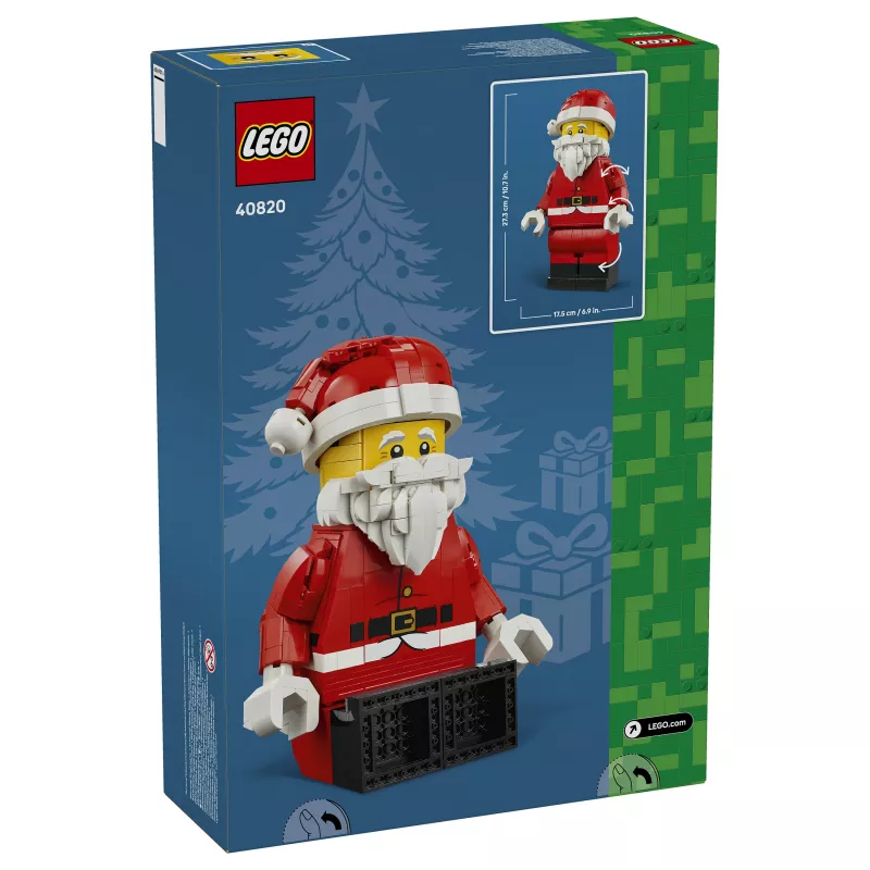 LEGO 40820 seizoensgebonden grote kerstman-minifiguur