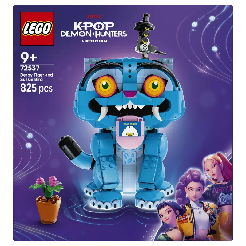 LEGO 72537 KPop Demon Hunters Derpy Tiger and Sussie Bird bouwpakket