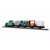 LEGO City 60509 haven-vrachttrein met kraan en vrachtwagen