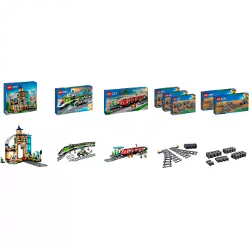 LEGO City Treinstation complete set bundel