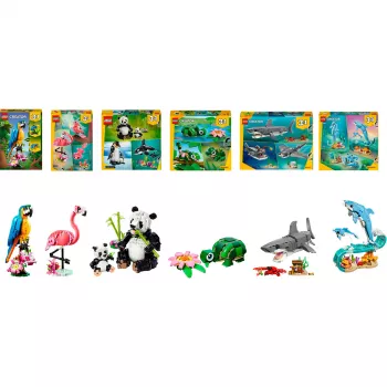 LEGO Creator Wild Animals bundel 3-in-1 bouwstenenset (1171 onderdelen)