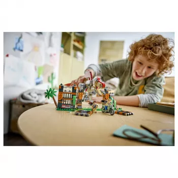 LEGO Jurassic World 77982 Spinosaurus Dinosaur Escape bouwset met Owen Grady & Claire Dearing minifiguren (248 onderdelen)