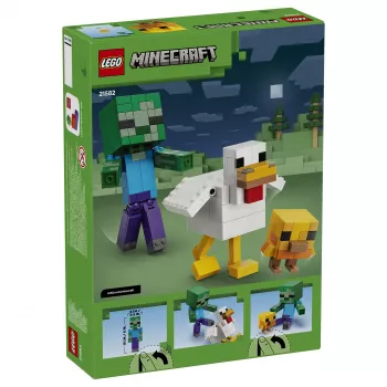 LEGO Minecraft 21582 Chicken Jockey bouwset
