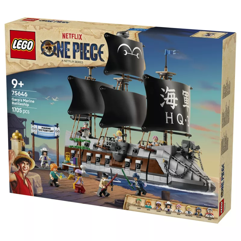LEGO One Piece 75646 Garps Marine-slagsschip bouwset