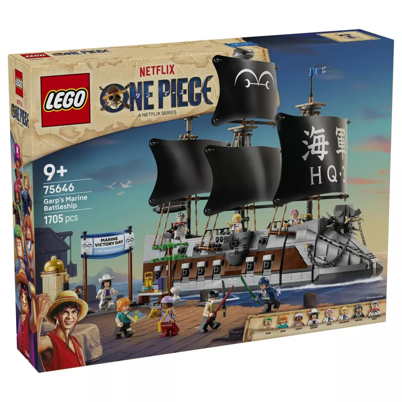 LEGO One Piece 75646 Garps Marine-slagsschip bouwset