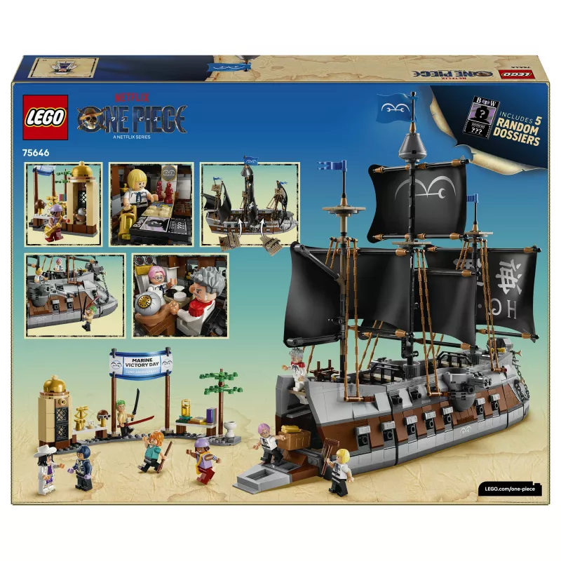 LEGO One Piece 75646 Garps Marine-slagsschip bouwset