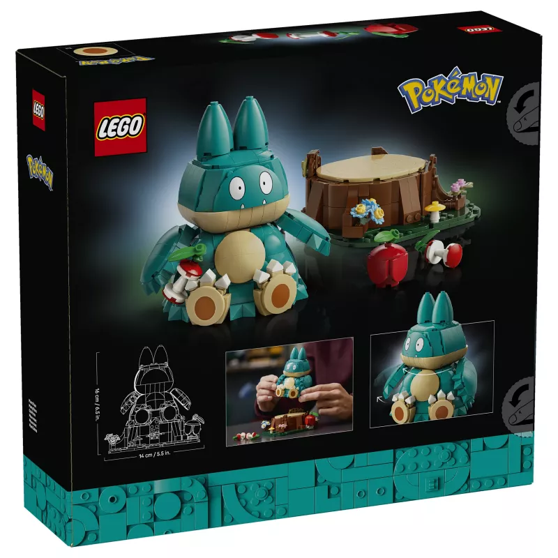 LEGO Pokémon 72150 Munchlax bouwbare displayfiguur voor volwassenen (757 stukjes)