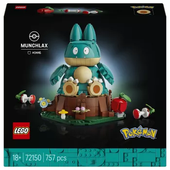 LEGO Pokémon 72150 Munchlax bouwbare figuur (823 onderdelen, vanaf 10 jaar)