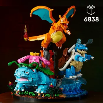 LEGO Pokemon 72153 Venusaur, Charizard en Blastoise