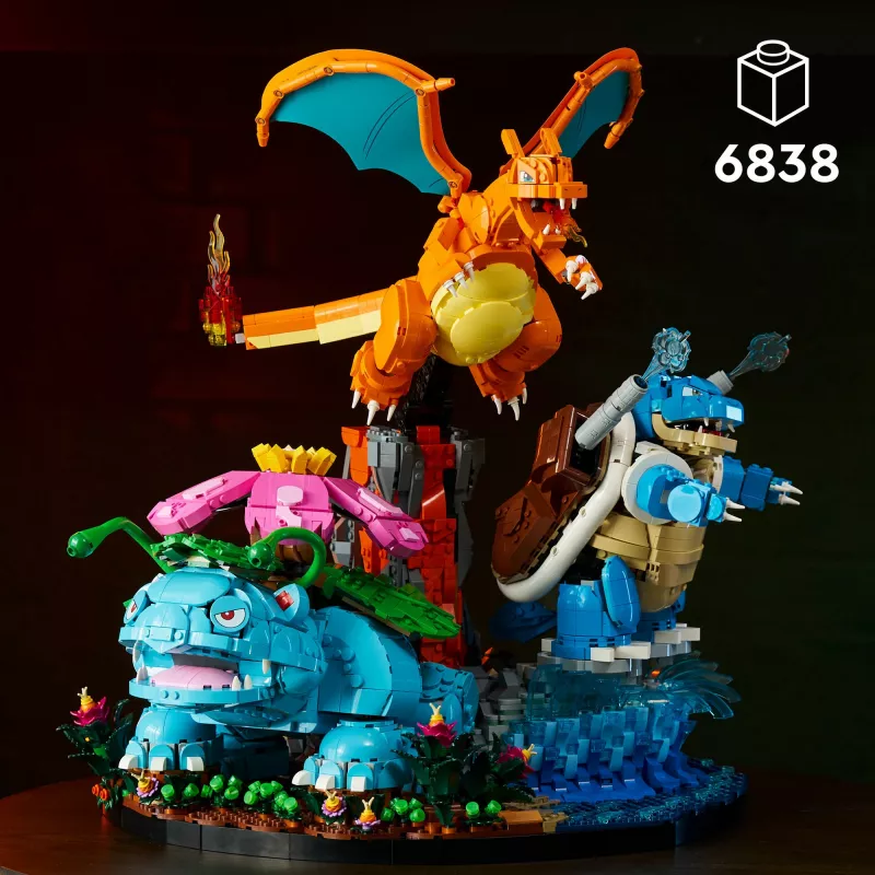 LEGO Pokemon 72153 Venusaur, Charizard en Blastoise
