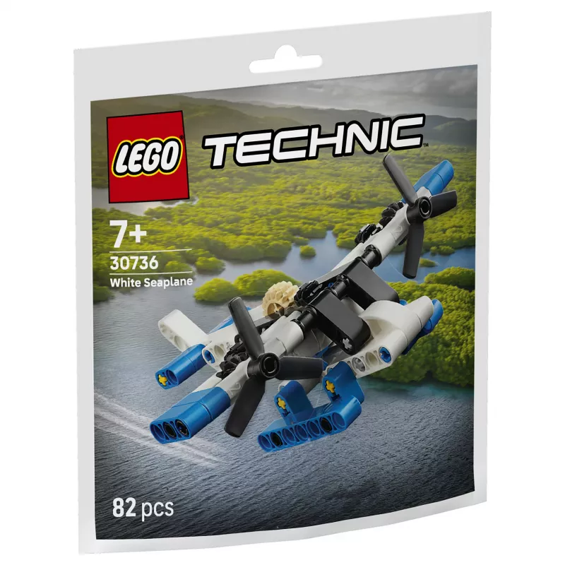LEGO Technic 30736 wit watervliegtuig