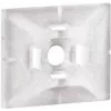 Legrand 032065 kabelbinderhouder, zelfklevend & schroefbaar, naturel, 100 stuks