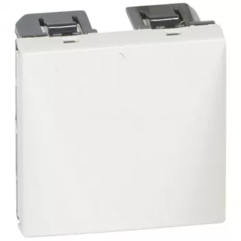 Legrand Valena Life kabeluitlaat 2-module wit met trekontlasting - 077550