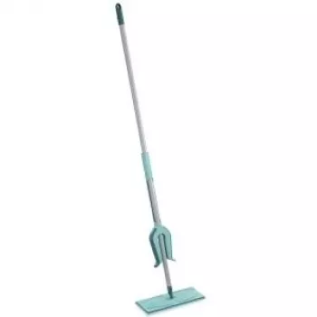 LEIFHEIT Picobello Micro Duo vloerwisser met heveluitwringer, 33 cm microvezelkop, 140 cm stalen steel, groen/wit