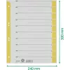 LEITZ A4 scheidingsbladen geel 160 g/m² 25-pack 16523015