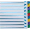 Esselte A4 Mylar A-Z tabbladen, 20-delig, meerkleurig (100167)