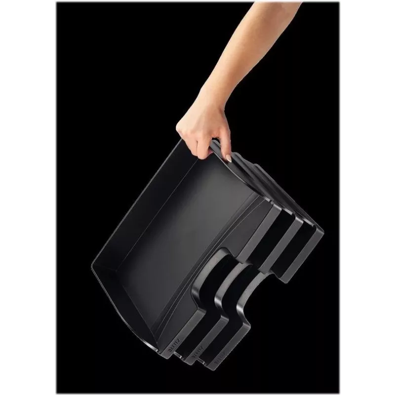 Leitz Click & Store A4 documentbewaar box, zwart, gelamineerd karton, 363 x 273 x 70 mm 5218-00-95