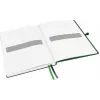LEITZ Complete Notitieboek, iPad-formaat, geruit, 80 vel 96 g/m² ivoorkleurig papier, leerlook, zwart 4473-00-95