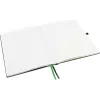 LEITZ Complete Notitieboek, iPad-formaat, geruit, 80 vel 96 g/m² ivoorkleurig papier, leerlook, zwart 4473-00-95
