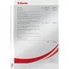 LEITZ Esselte standaard documenthoes A4, polypropyleen, kristalhelder, 0,06 mm, bovenzijde open, documentveilig, meervoudige perforatie, versterkte rand, 100-pack (925008)