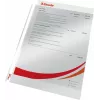 LEITZ Esselte standaard documenthoes A4, polypropyleen, kristalhelder, 0,06 mm, bovenzijde open, documentveilig, meervoudige perforatie, versterkte rand, 100-pack (925008)
