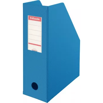 LEITZ Esselte standaard tijdschriftenhouder DIN A4 blauw 100 mm PVC-gecoat karton 56075