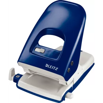 LEITZ Nexxt 5138 blauw 40-blad 2-gaats perforator met metalen basis en kunststof bovenstuk 5138-00-35